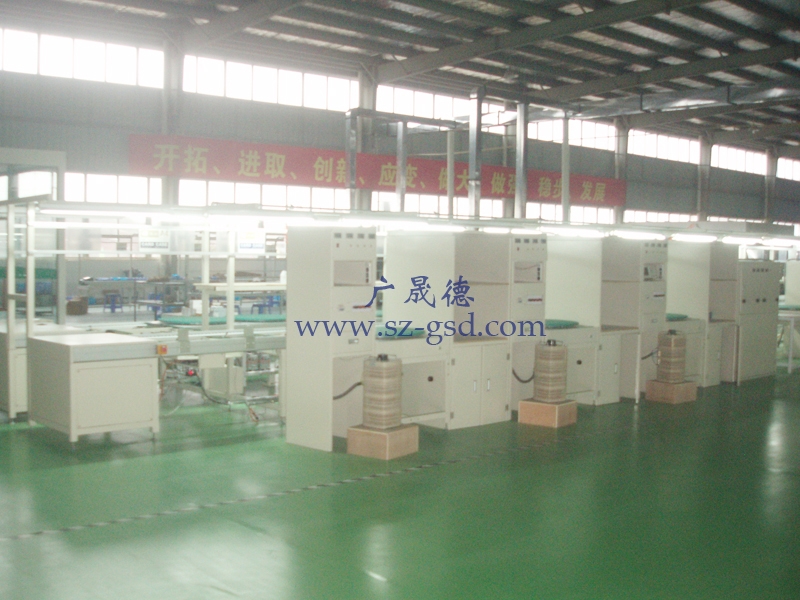 Electric welding machine test production line