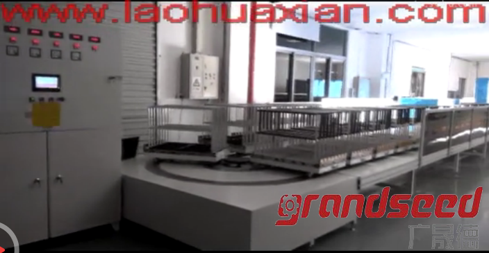 Working video of automatic LED panel light aging line